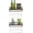 Brown, variant on SENYUM Upgrade Wall Mounted Wine Rack Wood Rustic Wine Bottle Glass Floating Shelves with Stemware Hanger Modern Plants Photos Wine Display Storage Holder for Kitchen Dining Room Bar