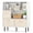 White, variant on Giantex 6-Cube Bookshelf, 3-Tier Bookcase w/3 Removable Folding Fabric Drawers, Freestanding Organizer, White