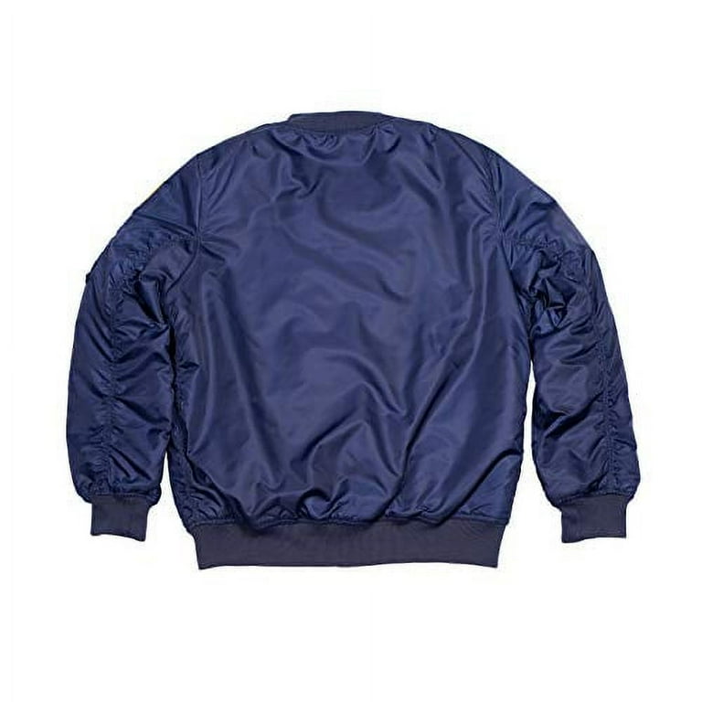 Navy nasa bomber jacket top