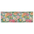 thumbnail image 6 of Yayeee Kitchen Valance Rod Pocket 54" x 18" Living Room Window Curtain, Floral Pattern, 6 of 6