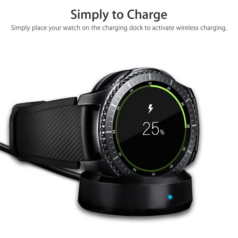 Hare undtagelse Minearbejder Wireless Charger Charging Dock Fit for Samsung Galaxy Watch 42mm 46mm,  Replacement Charging Cradle Stand Fit for Samsung Galaxy Smart Watch SM-R800  SM-R805 SM-R810 SM-R815 - Walmart.com