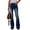 Navy Blue, variant on Sherrylily Women High Waisted Bootcut Flare Jeans with Wide Leg Stretch Denim Pants(Size 4-16)