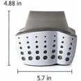 thumbnail image 2 of Sink Caddy Sponge Holder - Kitchen Sink Soap Holder - Plastic Saddle Shape Faucet Caddy - Sink Storage Box to Store Brushes, Sponges, Soap, Utensils, 2 of 4