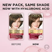 LOreal Paris Excellence Creme Permanent Hair Color, 5 Medium Brown, Triple Protection, 1 Kit