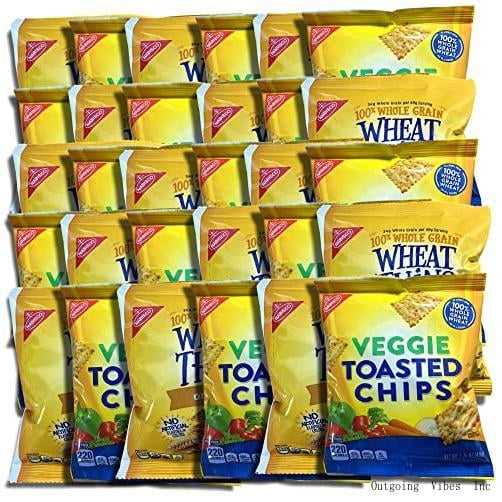 Whole Grain Wheat Thins Veggie And Original Combo Bundled By 1.75