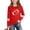 Red, variant on Girls Black Long Sleeve Soccer Heart Graphic Tee Soft Athletic Comfortable Top Crewneck Relaxed Fit T-Shirt,Size 11-12 T