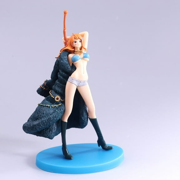 New Nami 20th Anniversary Character Anime Statue Figure Desktop Ornament Popular Decorations Fan Souvenirs Creative Gift Collection
