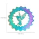 thumbnail image 3 of Colourful Rotating Wind Hummingbird Flowing Wind Chimney Garden Hanging Decoration Catcher Pendant Wind Chime Pendant, 3 of 6