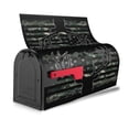 thumbnail image 4 of PHELIKA Us Deer Elk Buck Camouflage Hunting Hunter Magnetic Mailbox Covers Post Letter Box Cover Standard Size 25.5"H x 21"W, 4 of 8