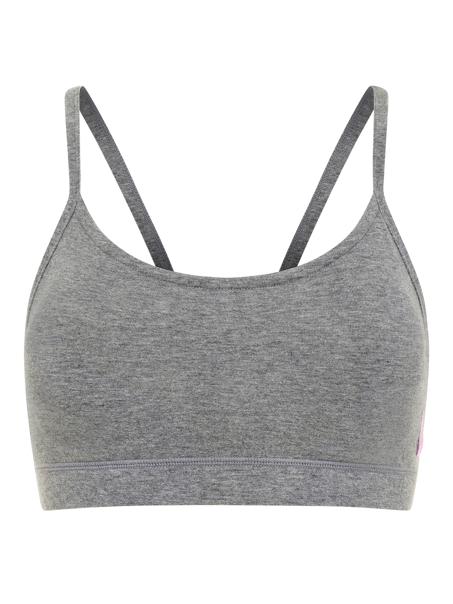 Kindly Yours Natural Comfort Cotton Wire-Free Pullover Racerback Scoop Bralette, Sizes S-XXXL