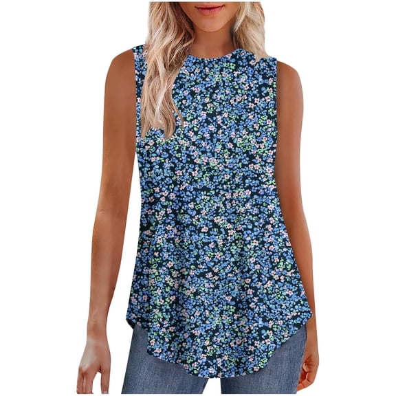 Cilsoka Vintage Graphic Tank Tops for Women Summer Beach Graphic Loose Tanks Vacation Racerback Tank Cami ,2026 Summer Trendy Clothes