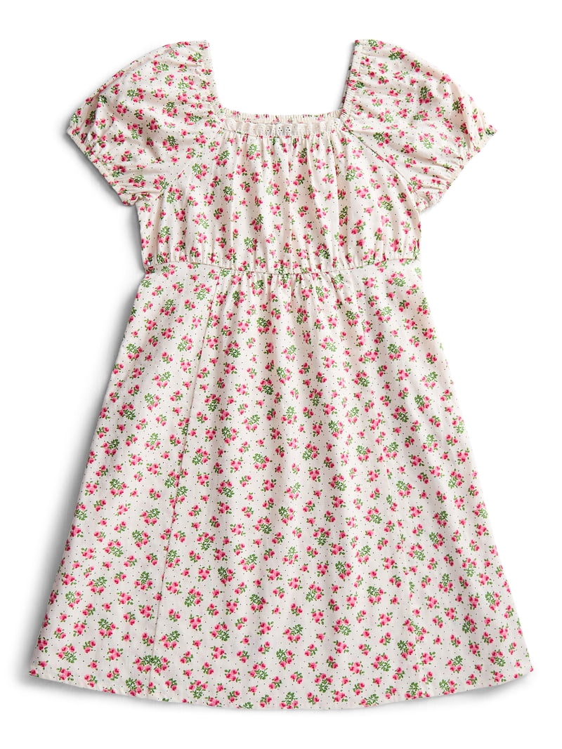 sachin and babi light blue dress Parker Rose Girls Cotton Puff Sleeve Dress and Socks, Sizes 4-18