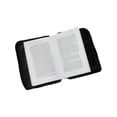 thumbnail image 3 of CTM® Leather Bible Cover Case with Zippered Pockets and Handle, 3 of 3