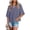 Navy Blue, variant on Women Summer Round Neck Batwing Sleeve T Shirt Solid Color Half Sleeve Flowy Casual Top Shirt