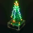 thumbnail image 4 of Kit de Fabrication d'Arbre de Noël Coloré Facile à Faire Lumière LED Acrylique avec Musique Kit d'Apprentissage Électronique Module, 4 of 7