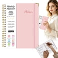 thumbnail image 2 of Planner 2026-2027, 8.5x11" Letter Size Spiral Bound Weekly Monthly Hardcover Planner, Daily Agenda Notebook, Calendar Planner with Monthly Tabs for Schedule Planning Home & Office Organization, 2 of 5