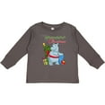 thumbnail image 3 of Inktastic I Want a Hippopotamus for Christmas Boys or Girls Long Sleeve Toddler T-Shirt, 3 of 5