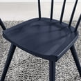 thumbnail image 6 of Modway Sutter 18" Spindle Back Modern Wood Dining Side Chair in Midnight Blue, 6 of 7