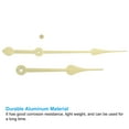 thumbnail image 4 of Clock Hands Kit, 10 Set Clock Hands Kits Clock Mechanism Movement Aluminum Wall Clock Hands Parts, Gold, A23, 4 of 6
