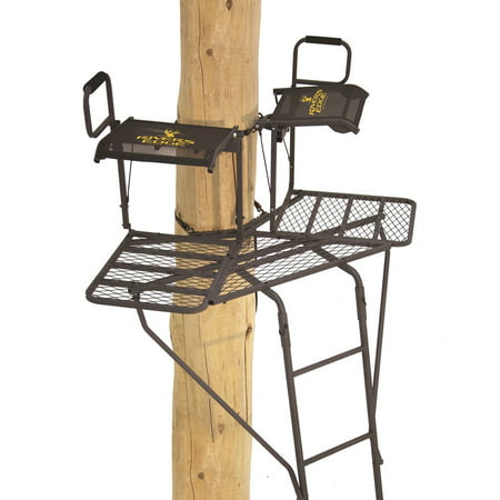 Rivers Edge RE636 Bowman 19 Foot V Shaped 2 Man Double Hunting Ladder (Best Two Man Ladder Stand)