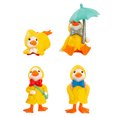 thumbnail image 2 of Garden Figurines under $5! Yannianjz Duck Garden Statue, Cute Raincoat Duck Figurine, Outdoor Lawn Decor, Resin Animal Ornament for Patio Yard, Spring Easter Home Decoration Set of 4, 2 of 2