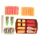 thumbnail image 1 of EeaseMX 37 piezas de juguete de simulación de comida de sushi, modelo de juego de simulación, juguetes educativos para niños, 1 of 7