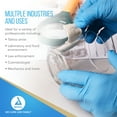 thumbnail image 4 of Dynarex Safe-Touch Disposable Nitrile Exam Gloves, Powder-Free, Latex-Free, Touchscreen Friendly, Blue, Extra-Large, 1 Case of 1,000 Gloves (10 Boxes of 100 Gloves), 4 of 7
