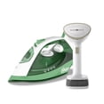 thumbnail image 1 of Combo Vaporizador Oster Plegable Color Blanco y Plancha de Vapor Oster Suela Serie 6000 Color Verde, 1 of 5