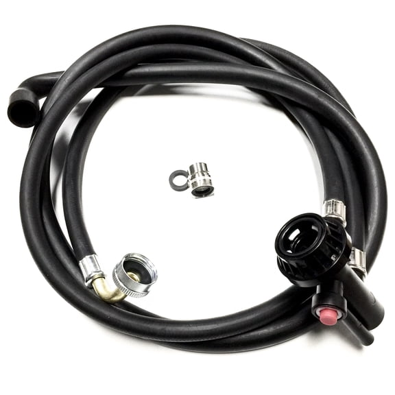 Shark Industrial 8FT GE Portable Dishwasher Fill & Drain Hose Assembly WD24X10066 w/Faucet Adapter