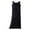 Black, variant on Womens Summer Nightgowns Sleeveless Casual Loose Pad Mid Length Suspender Sleepwear