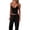 Black, variant on Women'S 2 Piece Pajama Lounge Set Summer Matching Lounge Sets Black L