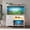 White, variant on LED Light White Aquarium Stand, 49 Inch Rustic Fish Tank Stand for 55-75 Gallon, with Open Shelf & Power Outlet, Storage Cabinet