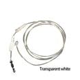 thumbnail image 3 of Eigraketly Reemplazo de conexión de línea de pesca de 1m, conector de cordón de pescado de bolsillo de 45LB, accesorio de sedal de cebo profesional Pescar Blanco transparente Eigraketly OD025631-02, 3 of 6