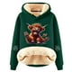 thumbnail image 1 of WILLBEST Sudaderas para Mujer, Estilo Borrego, de Invierno, Gruesas y Cálidas, de Color Liso XXX-Grande, 1 of 4