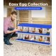 thumbnail image 2 of QinaQin Caja nido para gallinas de 6, 8 o 10 huecos, fabricada en acero galvanizado resistente al óxido, fácil recolección de huevos y limpieza, 2 of 7