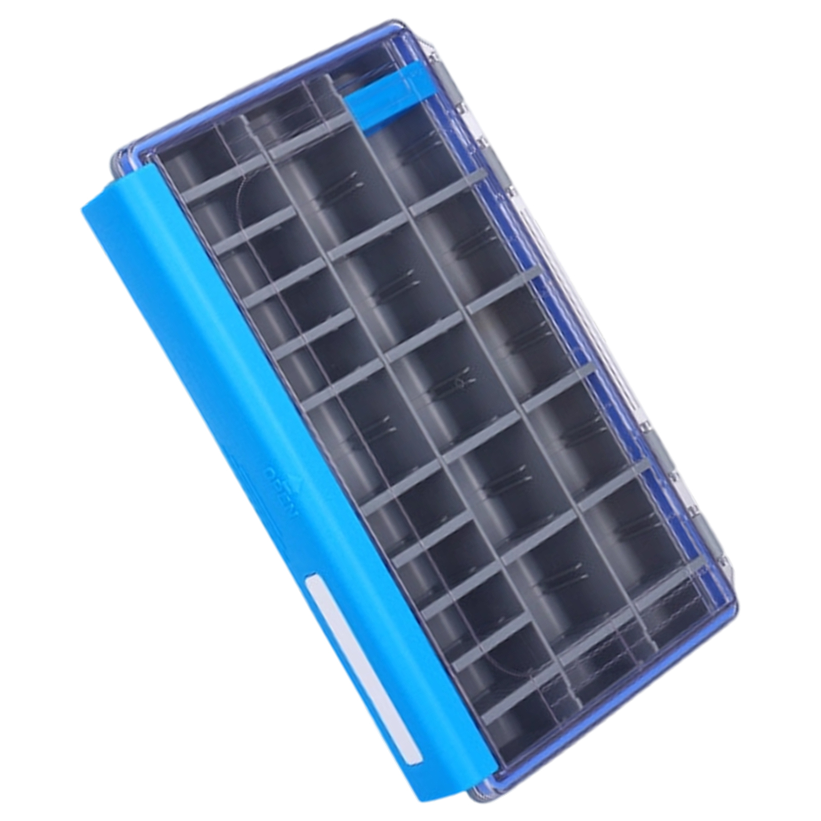 Portable Storage Trays Lure Organizers Fishing Tackle Box Lure Storage Box Clear Lid Tray Box Baits Separator