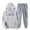 Gray, variant on UAMVSH Womens 2 Piece Outfits Heart Print Lounge Hoodie Sweatsuit Sets Valentine Day Sweatshirt and Sweatpants with Pockets