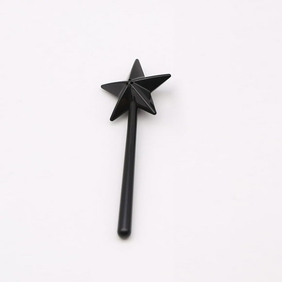 Plast Salt Shakers Star Salt Peppar Magic Wands Seasoning Co Svart-tre hål/svart