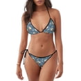 thumbnail image 1 of Disketp Surf Shark para Bañador de Dos Piezas para Mujer, Bikini Sexy Halter String, Conjunto de Bikini en Triángulo, 1 of 6