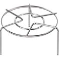 thumbnail image 1 of Olla a presión Salvamanteles Olla Sartén Soporte para cocinar Alimentos Vegetales Cangrejo Alambre alto Rejilla para cocinar al vapor de acero inoxidable resistente Utensilios de cocina, Plata, 1 of 1