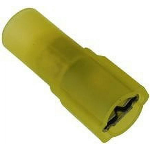 Female Disconnect, Yellow, 12-10AWG, PK25