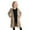 Z5 Khaki, variant on GYUJNB Girls Zip Up Hooded Sweatshirt Long Sleeve Cozy Fleece Jacket Outerwear Soft Loose Fit Longline Cardigan for Fall Winter Casual Wear,Size:11-13 Years