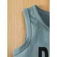 thumbnail image 6 of Baby Boys Summer Outfit Sets Sleeveless Letter Print Tank Tops + Animal Print Shorts, 6 of 9