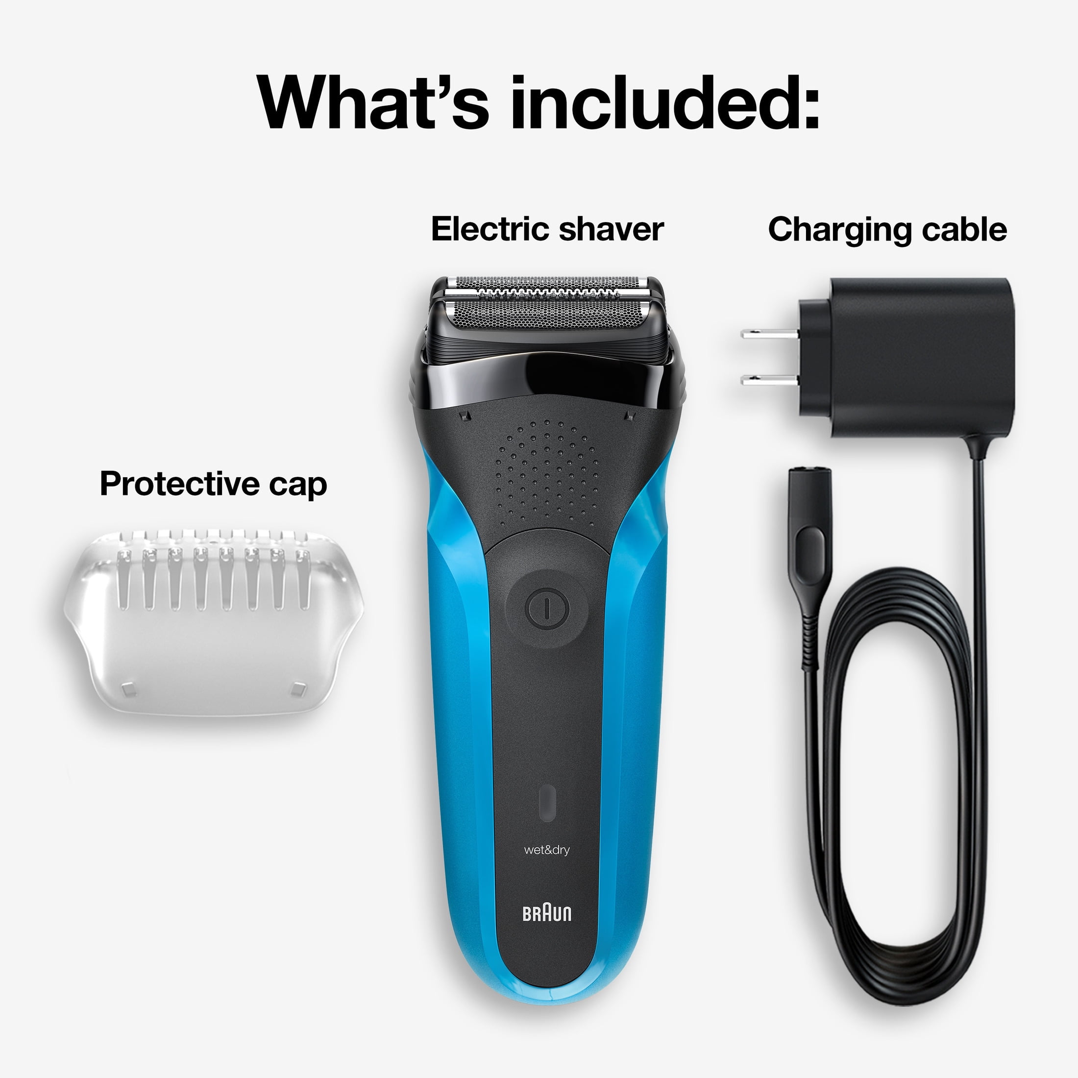Braun Series 3 310s Rechargeable Wet & Dry Men's Electric Shaver