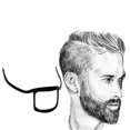 thumbnail image 1 of SM Barbe Contour Traceur - Guide de Rasage et Outil de Suivi, 1 of 4