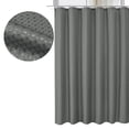 thumbnail image 2 of Cortina de baño cortina de ducha textil impermeable con 12 ganchos para ducha, 2 of 6