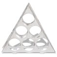 thumbnail image 3 of OnlineGymShop CB19487 Aluminum Tabletop Wine Rack Stand Holder for 6 Bottles - Silver, 3 of 5