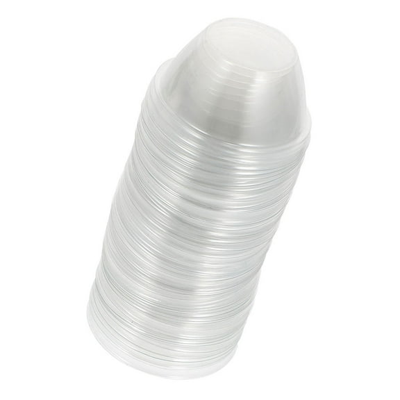 STOBOK 100Pcs Garden Hydroponic Plant Covers Clear Plastic Dome with Anti Freezing Feature