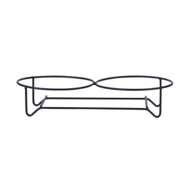 Soporte para cuenco, soporte de hierro, antideslizante, fácil de transportar, estante multiusos de Metal, estación de alimentación para gatos, XS