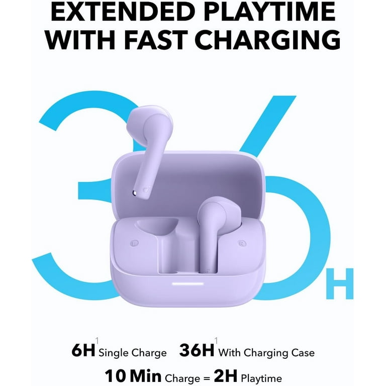 Soundcore K20i by Anker, Semi-in-Ear Earbuds, Bluetooth Wireless